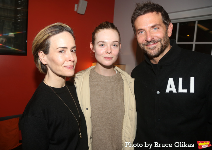 Sarah Paulson, Elle Fanning and Bradley Cooper Photo