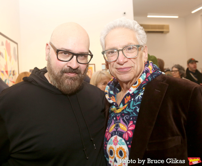 Bruce Glikas and Harvey Fierstein  Photo