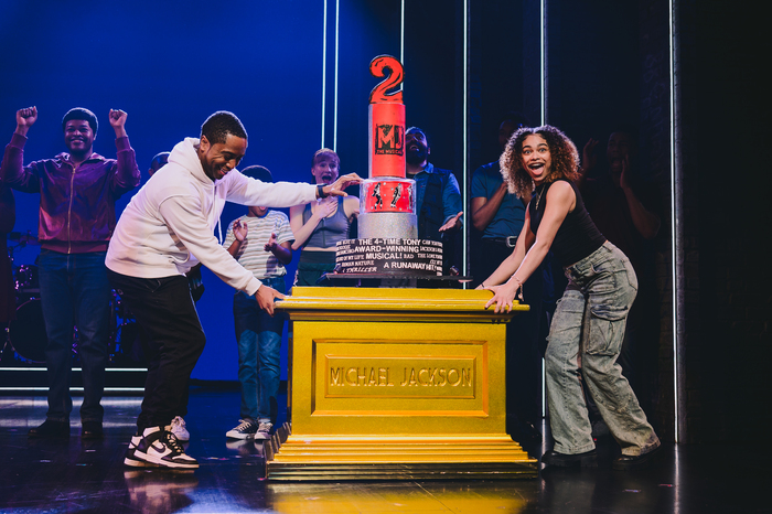 Photos/Video: MJ THE MUSICAL Celebrates Two Years on Broadway Image