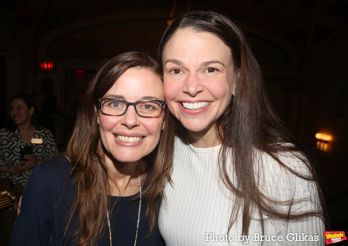 Encores! Artistic Director/Director Lear deBessonet and Sutton Foster Photo
