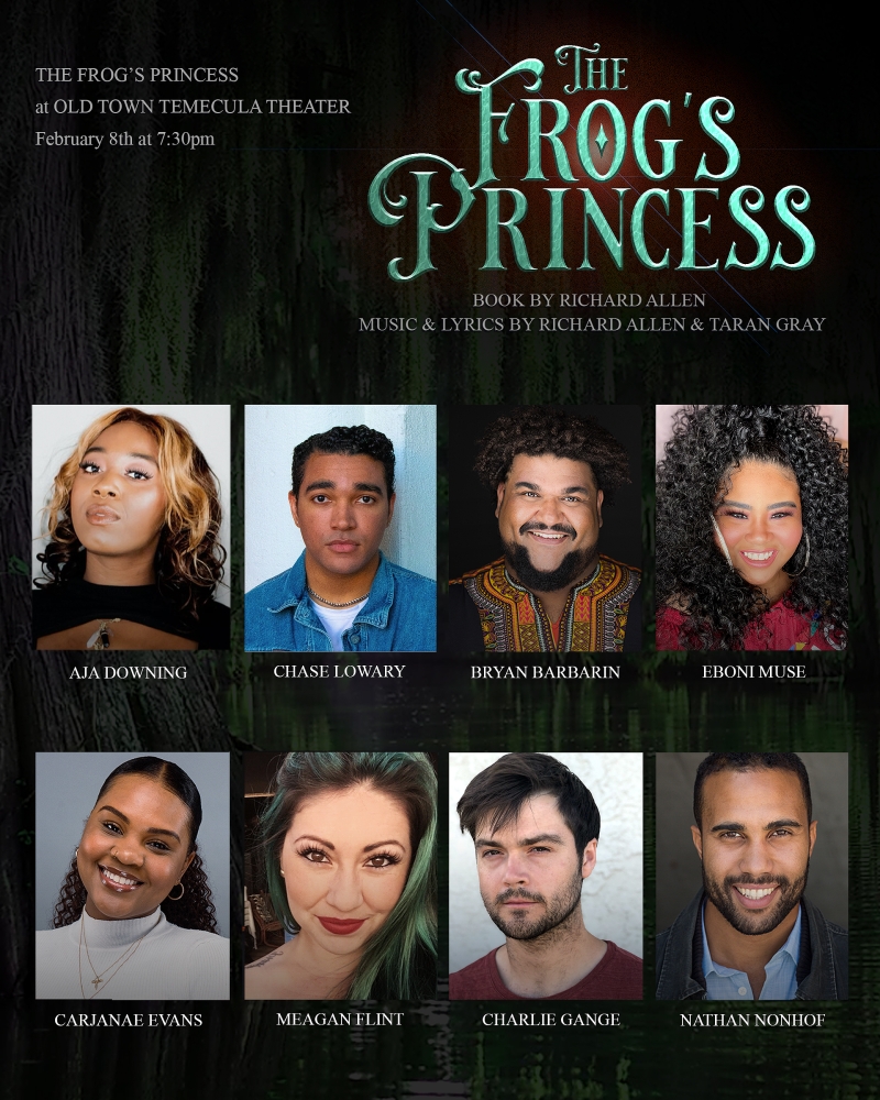 Cast Set for Allen & Gray's THE FROG'S PRINCESS at Old Town Temecula Theater Image