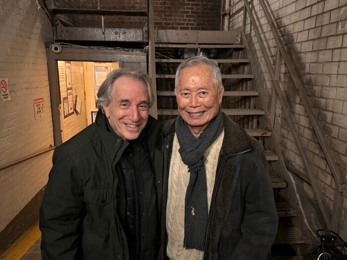 Chip Zien and George Takei  Photo