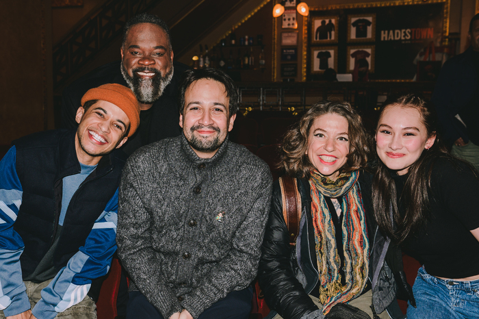 Photos: Lin-Manuel Miranda & David Iacono Visit HADESTOWN Image