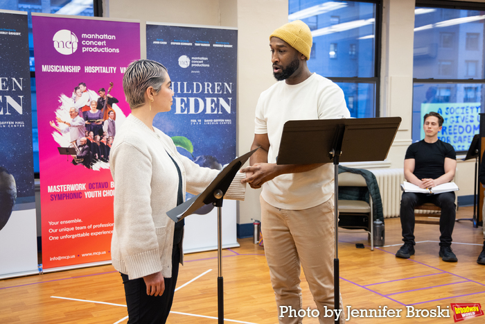 Photos: Go Inside Rehearsals for Manhattan Concert Productions' CHILDREN OF EDEN Image