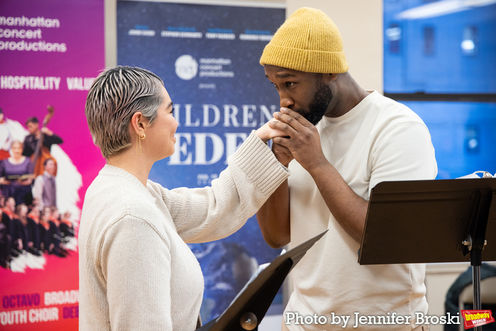 Photos: Go Inside Rehearsals for Manhattan Concert Productions' CHILDREN OF EDEN Image