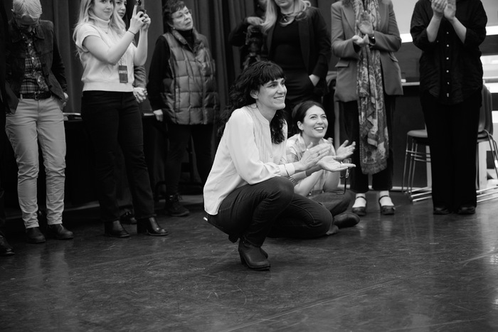 Photos: Hillary Clinton Joins the Cast of SUFFS For First Rehearsal Image