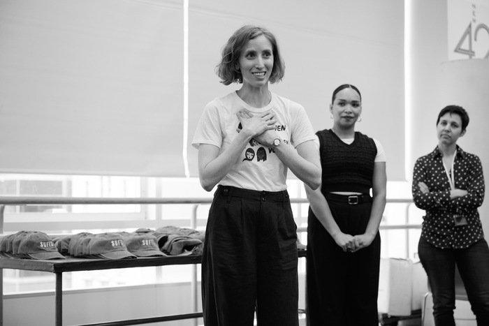 Photos: Hillary Clinton Joins the Cast of SUFFS For First Rehearsal Image
