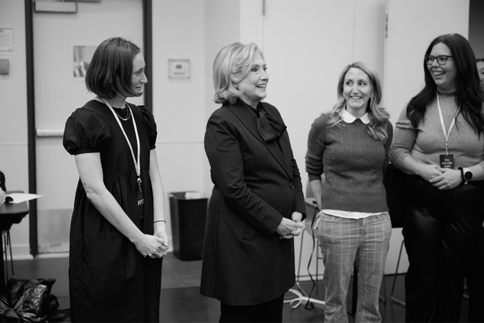 Rachel Sussman, Hillary Clinton, Jill Furman, Morgan Steward Photo