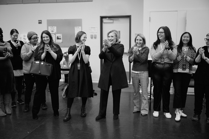 Photos: Hillary Clinton Joins the Cast of SUFFS For First Rehearsal Image