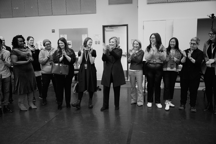 Photos: Hillary Clinton Joins the Cast of SUFFS For First Rehearsal Image