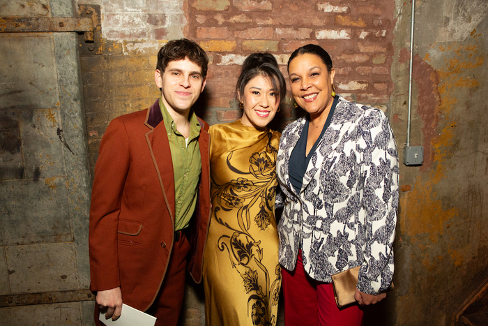 Taylor Trensch, Ruthie Ann Miles, and Linda Powell Photo