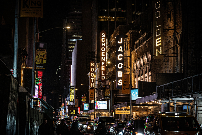 Photos: Broadway Theatres Dim Lights in Memory of Chita Rivera 