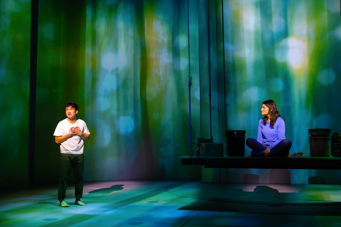 Zachary Noah Piser as Spencer and Idina Menzel as Jesse in La Jolla Playhouse’s wor Photo