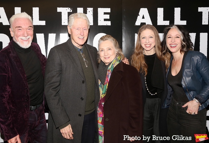 Patrick Page, Bill Clinton, Hillary Clinton, Chelsea Clinton, Paige Davis Photo