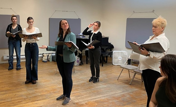 Photos: Inside Rehearsal for FIRST LADIES AND THE BIG WHITE LIE at Open Jar Studios Image