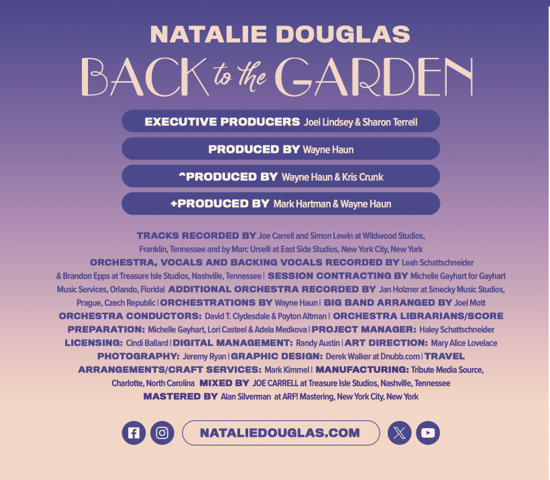 Album Review: Natalie Douglas BACK TO THE GARDEN Starts Club44 Pairing Well 
