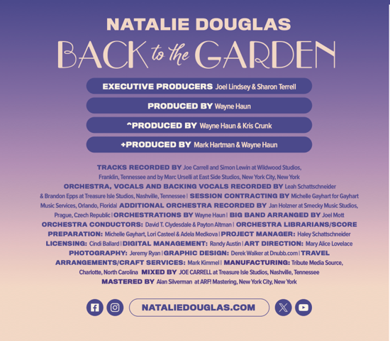 Album Review: Natalie Douglas BACK TO THE GARDEN Starts Club44 Pairing Well Image