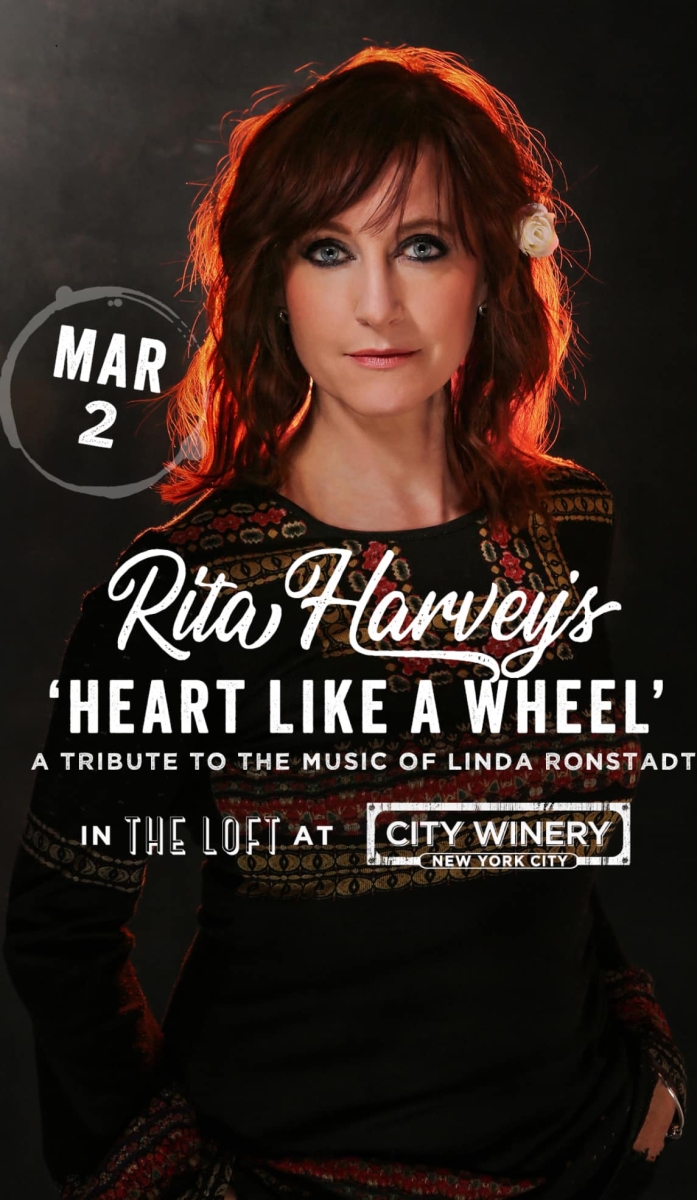 Previews: HEART LIKE A WHEEL: RITA HARVEY SINGS LINDA RONSTADT at City Winery 