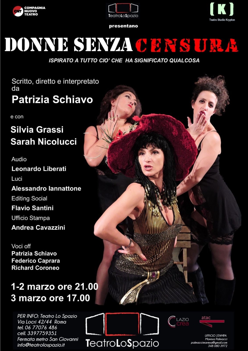 Review: DONNE SENZA CENSURA al Teatro Lo Spazio 