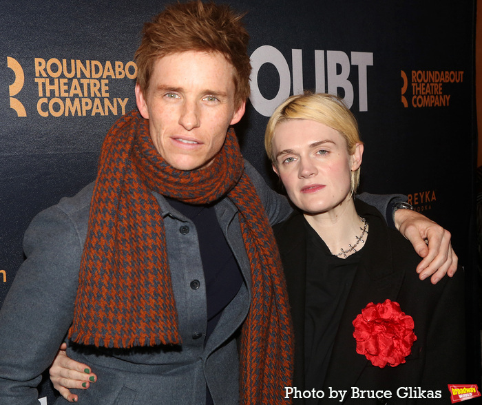 Photos: Eddie Redmayne, Gayle Rankin, and More Arrive at Opening Night of DOUBT Image