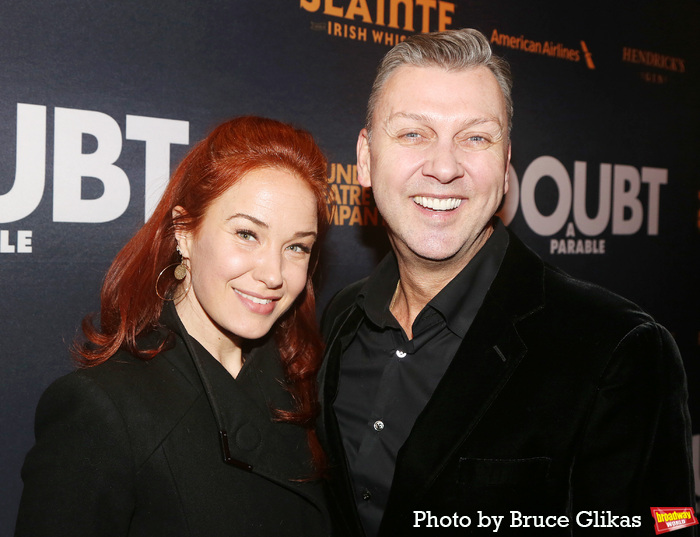 Photos: Eddie Redmayne, Gayle Rankin, and More Arrive at Opening Night of DOUBT Image