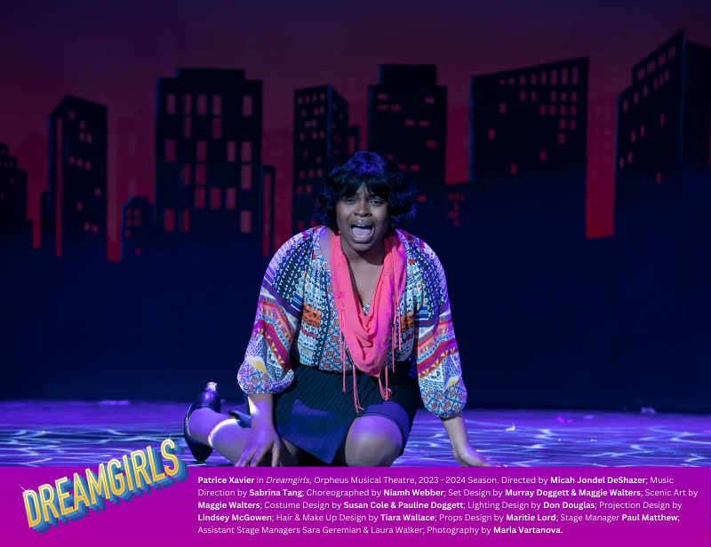 Patrice Xavier in Dreamgirls. Photo by Maria Vartanova.