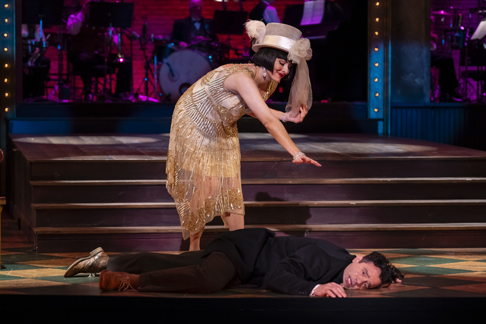 Isabel Leonard (Songbird) and Ramin Karimloo (Piquillo) in Washington National Opera' Photo