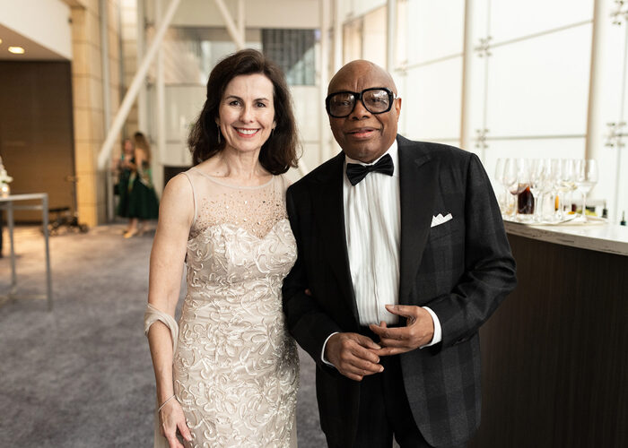 Smuin Artistic Director Celia Fushille and former SF Mayor Willie Brown Photo