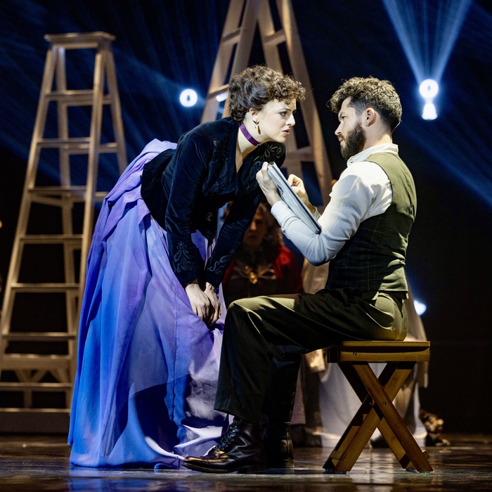 Exclusive: Get A First Look at Graham Phillips & Talia Suskauer in SUNDAY IN THE PARK WITH GEORGE Image