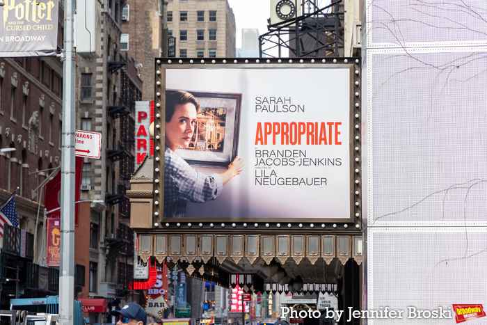 Up on the Marquee: APPROPRIATE Moves to the Belasco Theatre Image