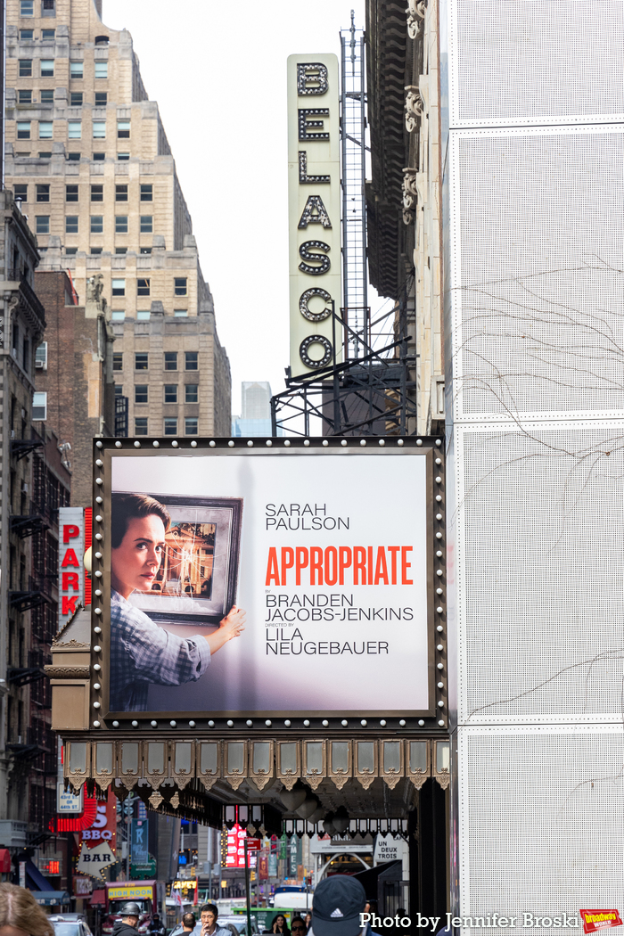 Up on the Marquee: APPROPRIATE Moves to the Belasco Theatre Image