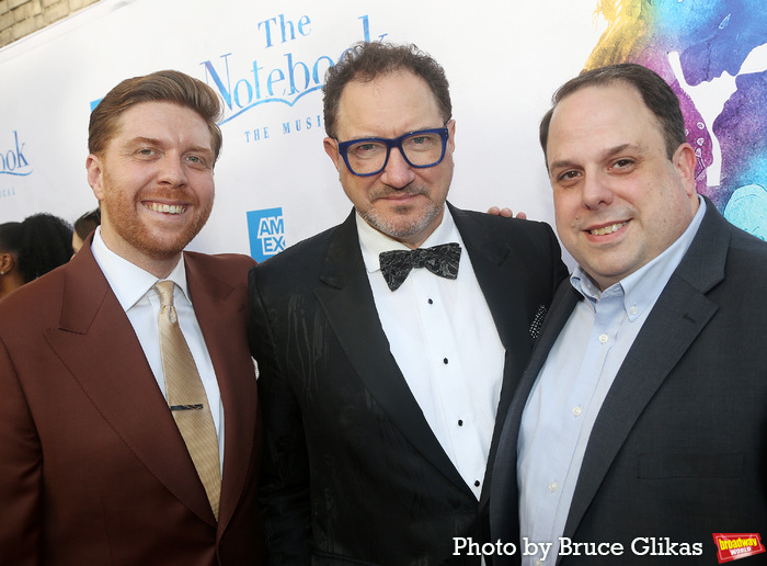 Producer Lucas McMahon, Producer Kevin McCollum and General Management John E. Gendro Photo
