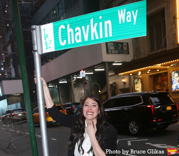 Photos: 48th Street is Renamed Chavkin Way For Rachel Chavkin 