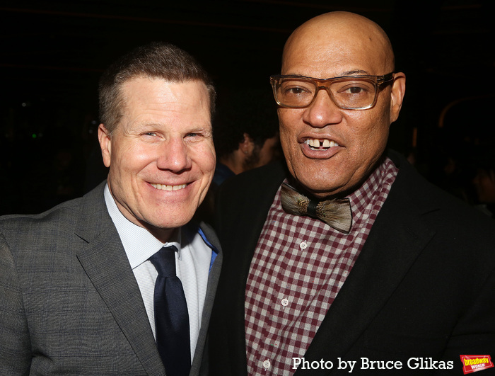 PAC NYC Artistic Director Bill Rauch and Playwright/Performer Laurence Fishburne  Photo