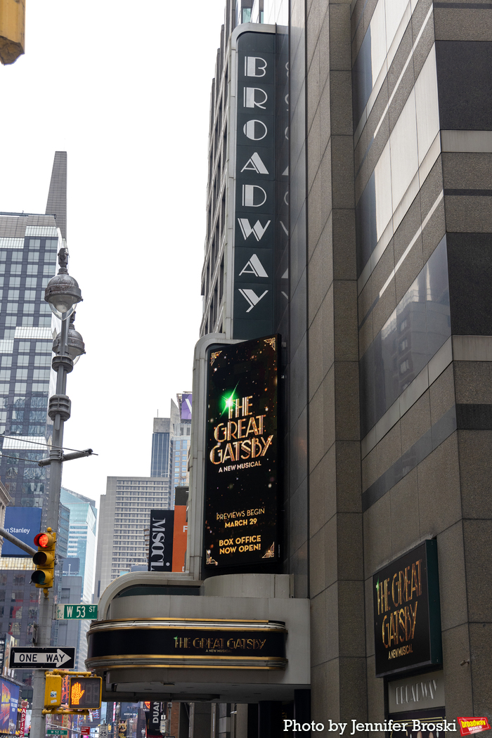 Up on the Marquee: THE GREAT GATSBY Image