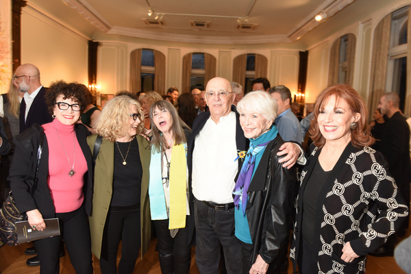 Joseph Feury and Lee Grant welcome guests including Ellen Burstyn and Joy Behar. Photo