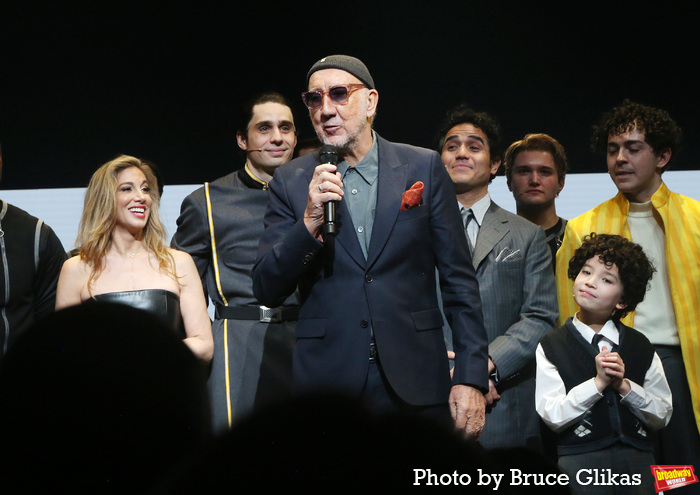 Composer Pete Townshend and The Cast of "The Who's Tommy"   Photo