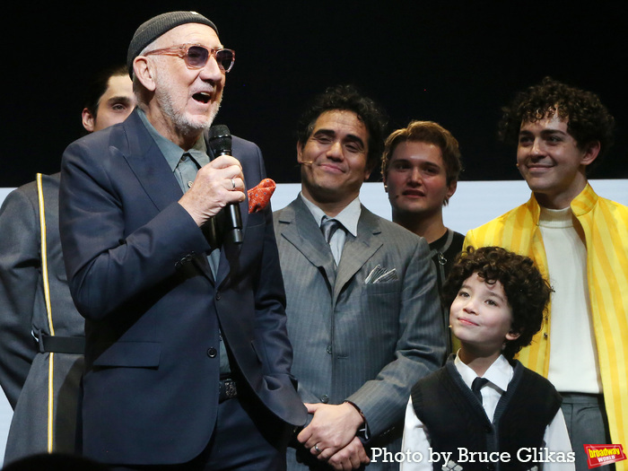 Composer Pete Townshend and The Cast of "The Who's Tommy"  Photo