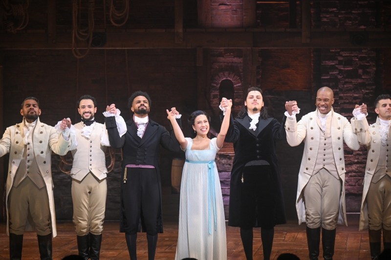 Exclusive: Woods, Abraham, & Hill Make Their Mark in the 'HAMILTON Universe' 