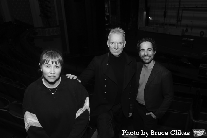 Kate Prince, Sting and Alex Lacamoire Photo