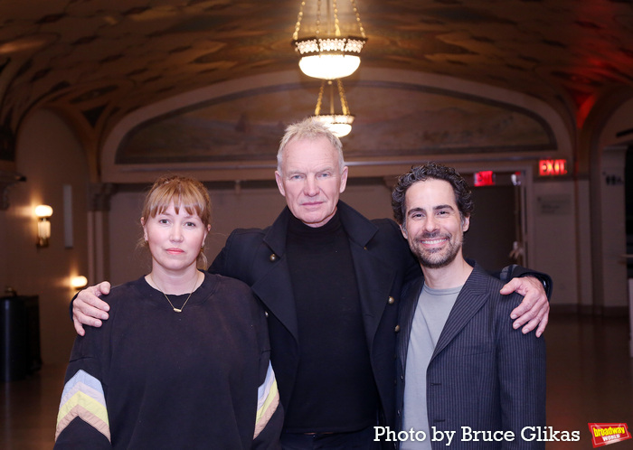 Kate Prince, Sting and Alex Lacamoire Photo