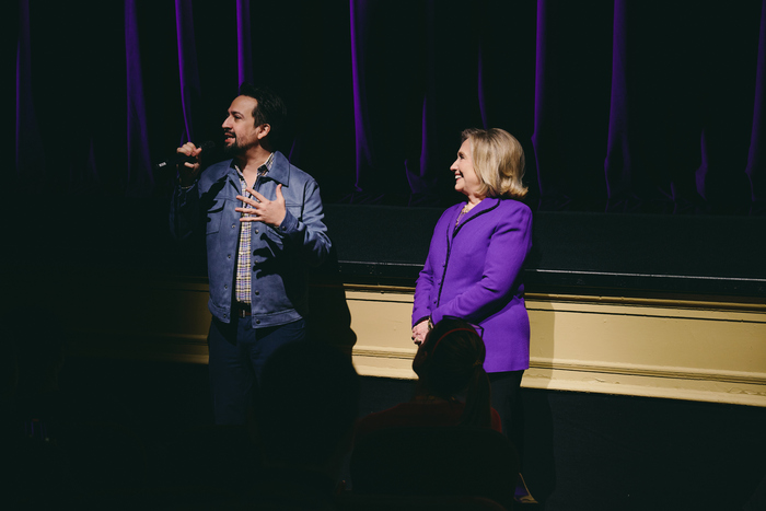 Photos: Hillary Clinton and Lin-Manuel Miranda Host Biden Fundraiser at SUFFS Image