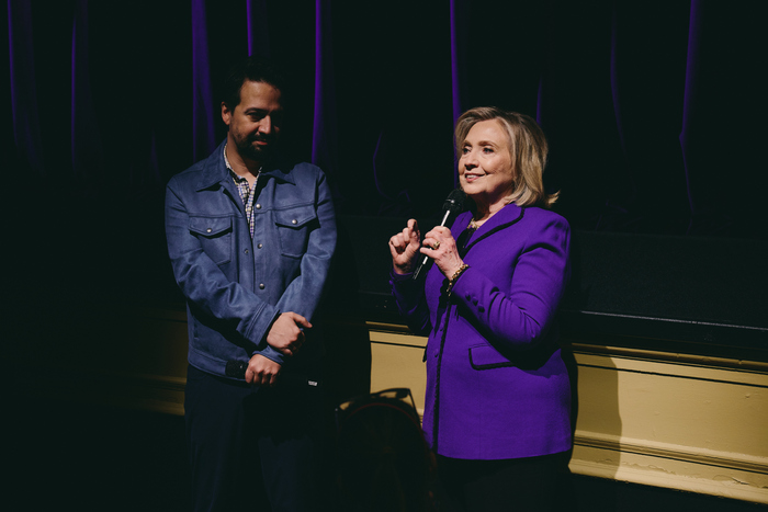 Photos: Hillary Clinton and Lin-Manuel Miranda Host Biden Fundraiser at SUFFS Image