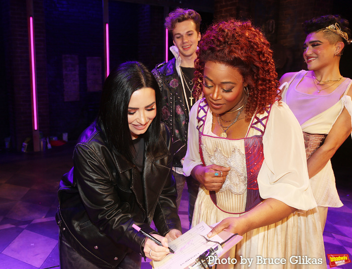 Photos: Demi Lovato Visits & JULIET on Broadway Image