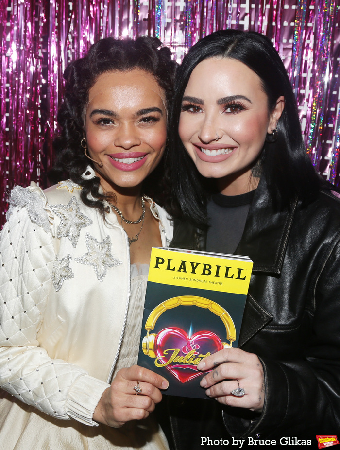 Photos: Demi Lovato Visits & JULIET on Broadway Image