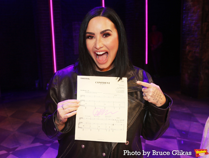 Photos: Demi Lovato Visits & JULIET on Broadway Image