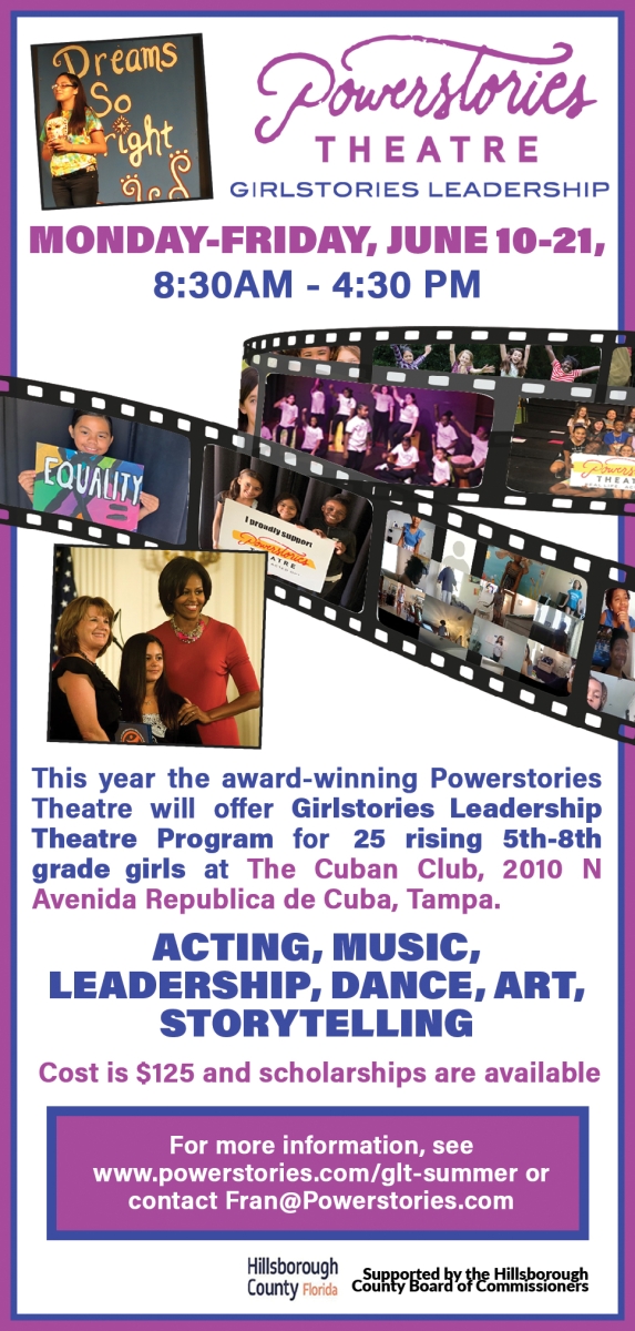 Feature: Powerstories' Girlstories Leadership Theatre Summer Camp Accepting Applications 