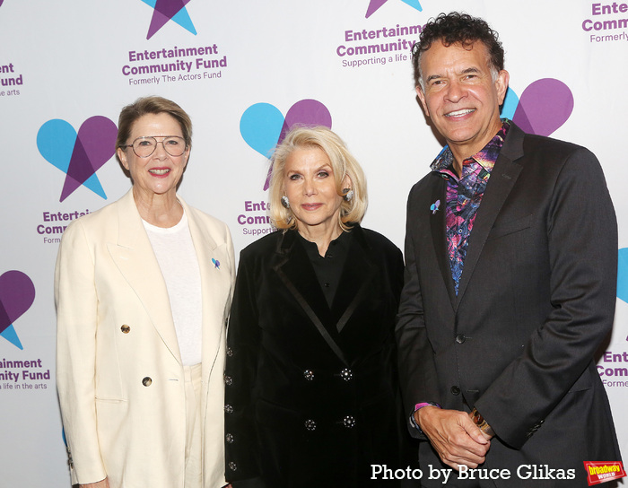 Annette Bening, Francine A. LeFrak and Brian Stokes Mitchell Photo