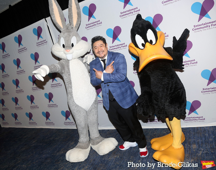 Bugs Bunny, Eric Bauza and Daffy Duck Photo