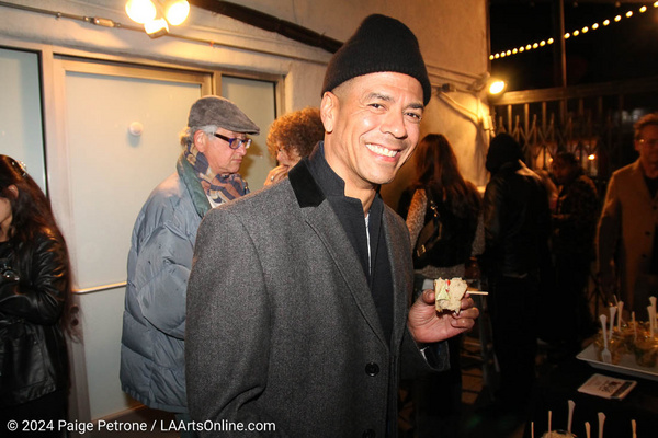 DINNER WITH FRIENDS cast member Leith Burke on opening night at the Zephyr Theatre on Photo